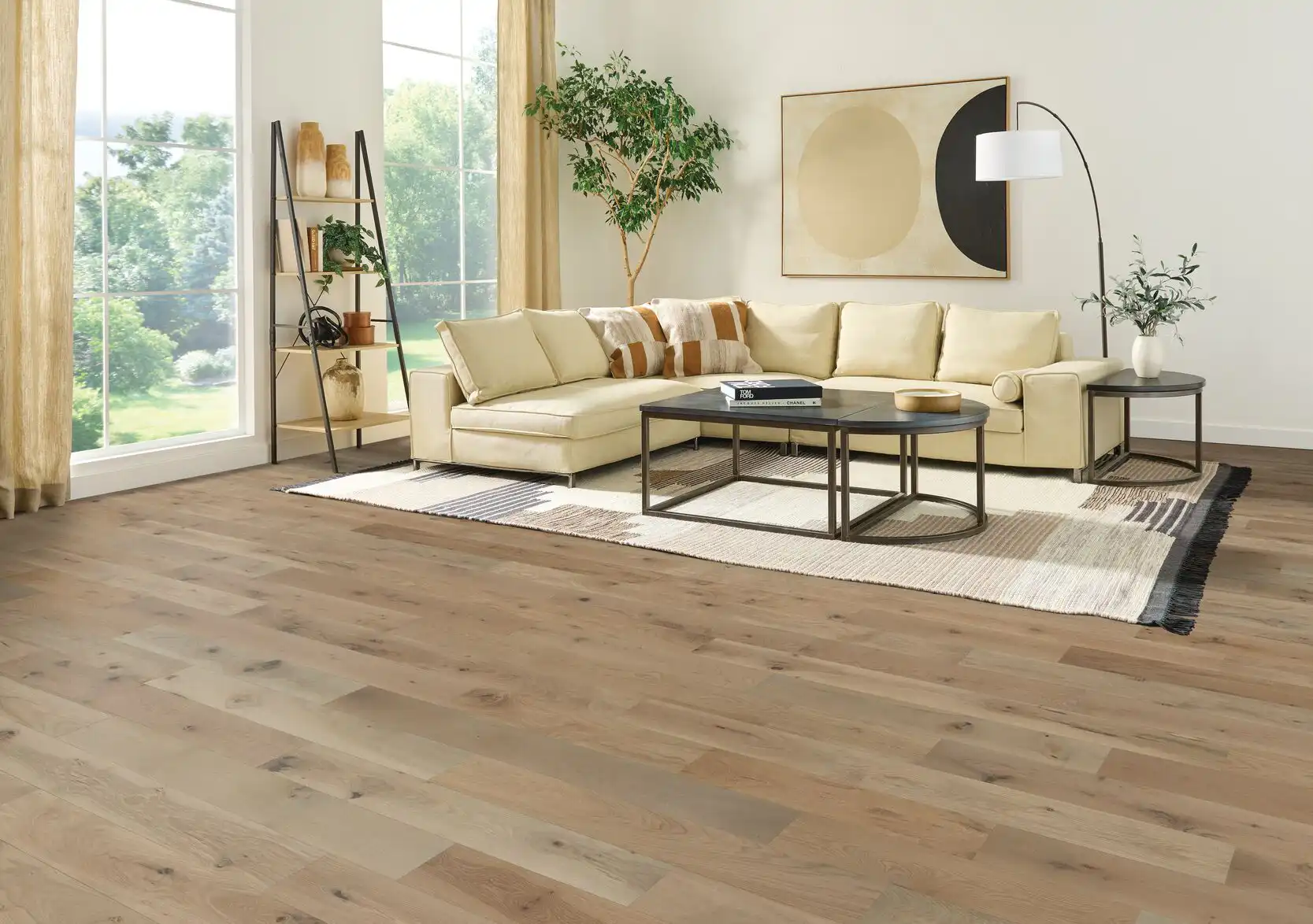 Hartco Necessity Airy Aesthetic White Oak Engineered Hardwood 9