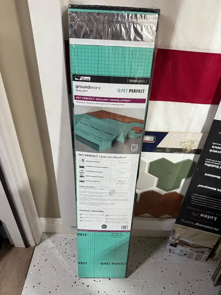 Shaw Premium Pet Perfect Luxury Vinyl Underlayment 1